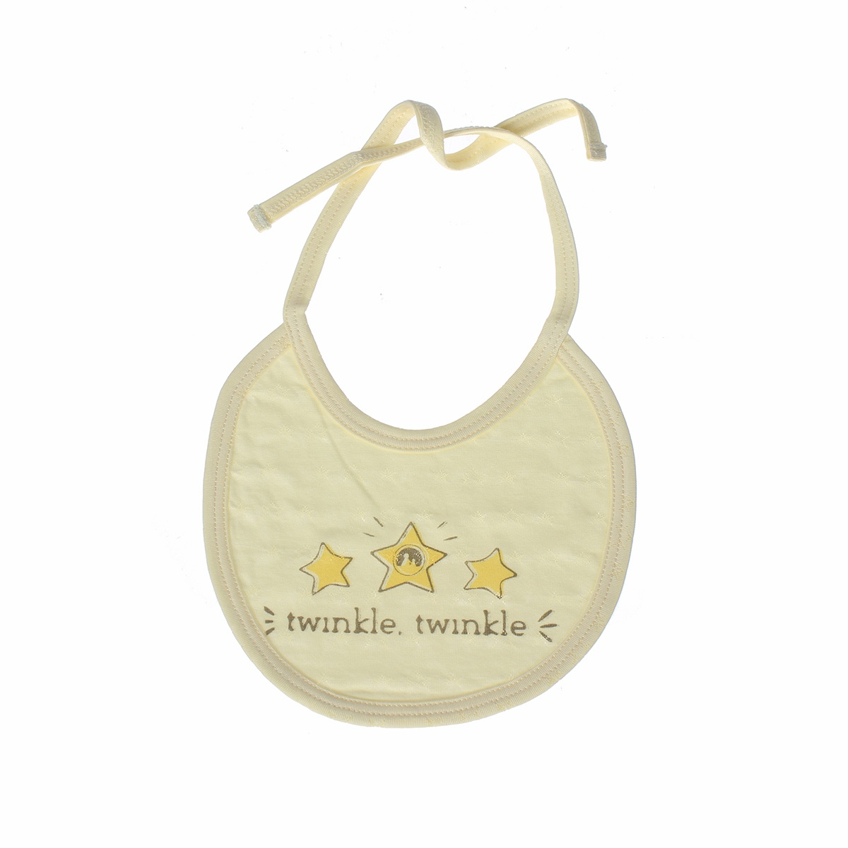 Yếm dây sơ sinh Mamago ND20H twikle star (Vàng) - mặt trái