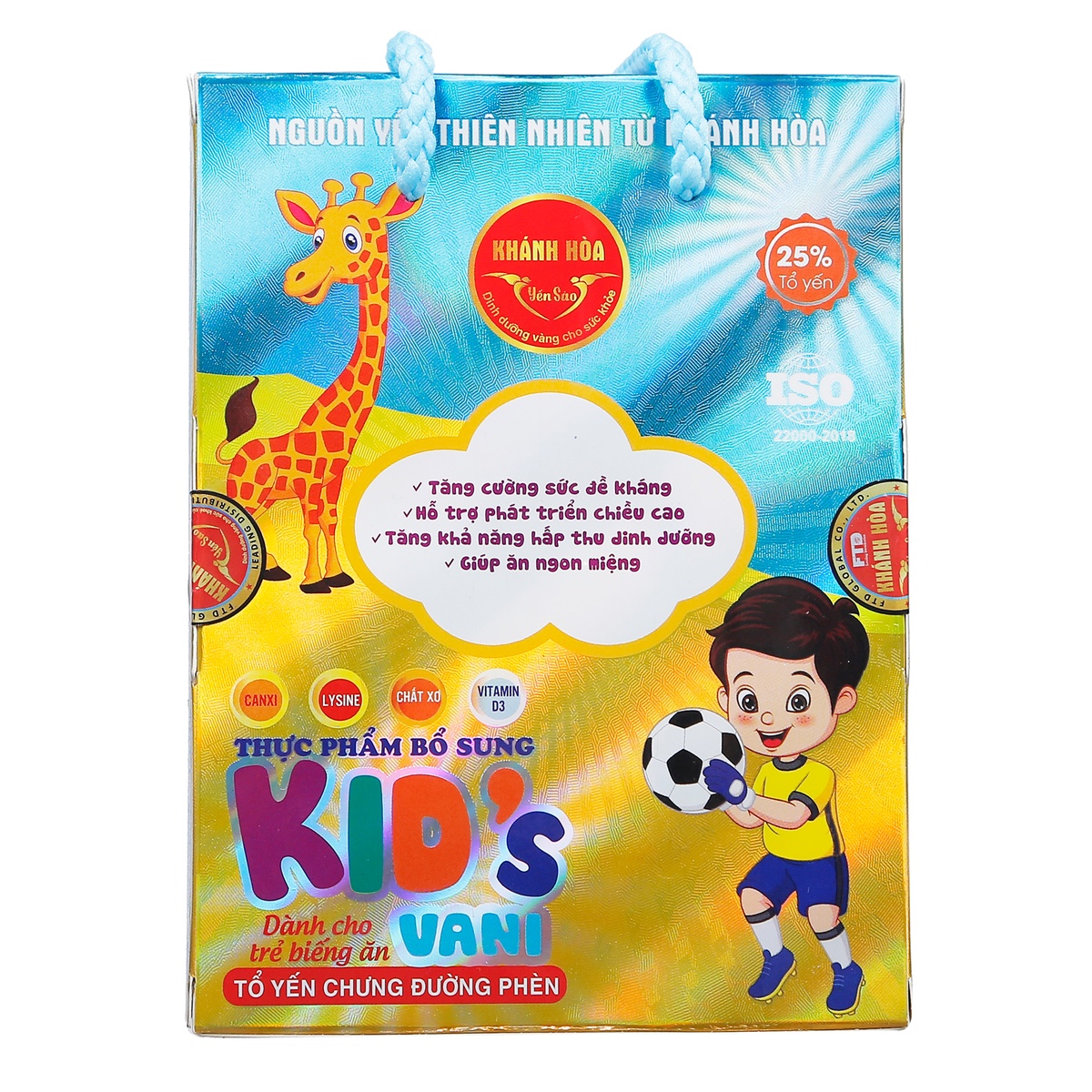 Yến sào Khánh Hòa KIDS vị vani cho bé - mặt phải