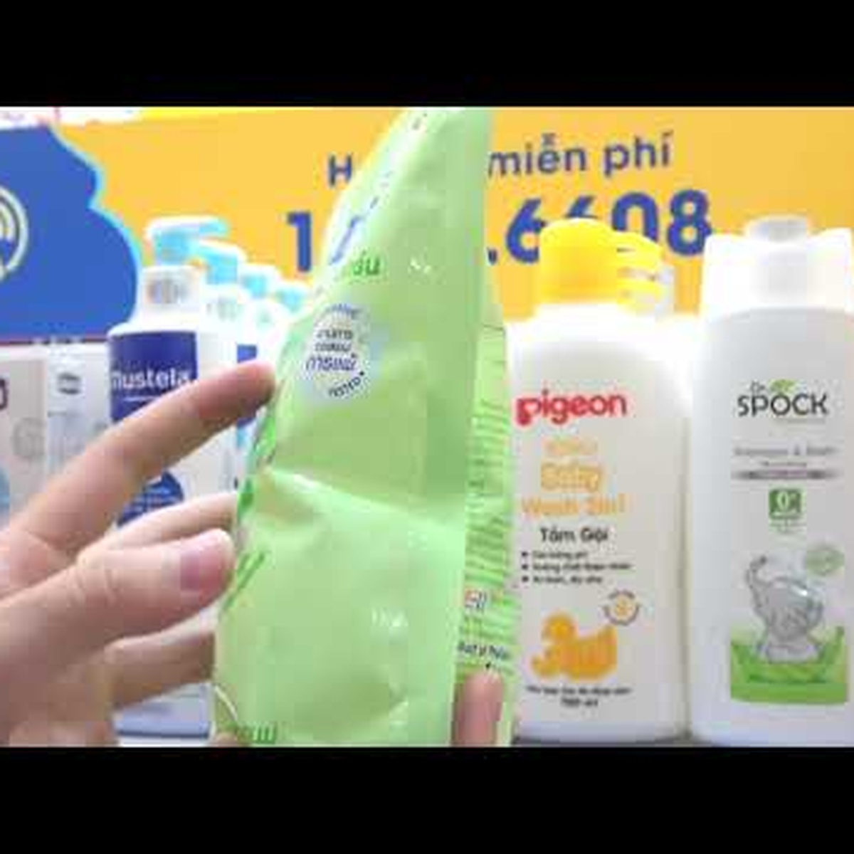 Nước rửa bình sữa Dnee túi 550ml  - video