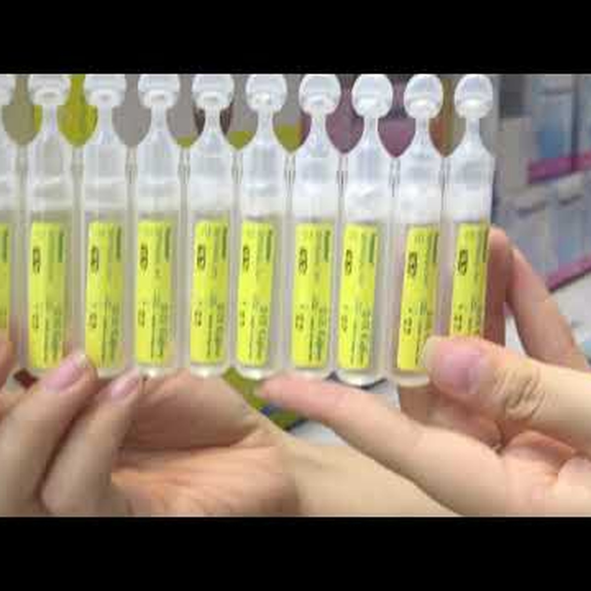 Nước muối sinh lý Fysoline vàng 5ml - video