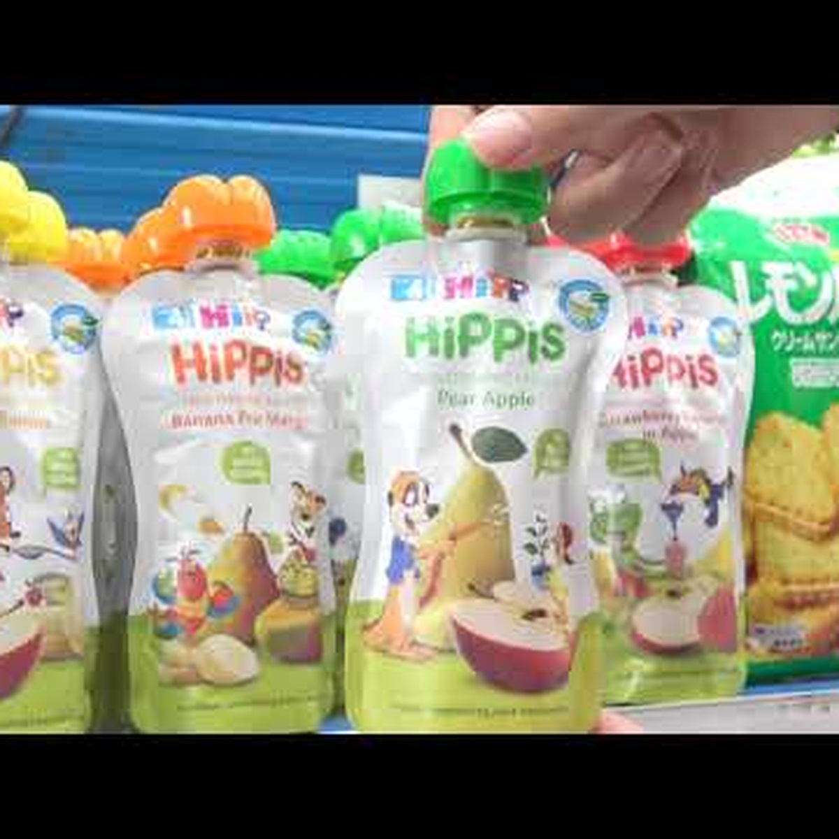 Trái cây nghiền Hippis vị lê táo 8572 - video