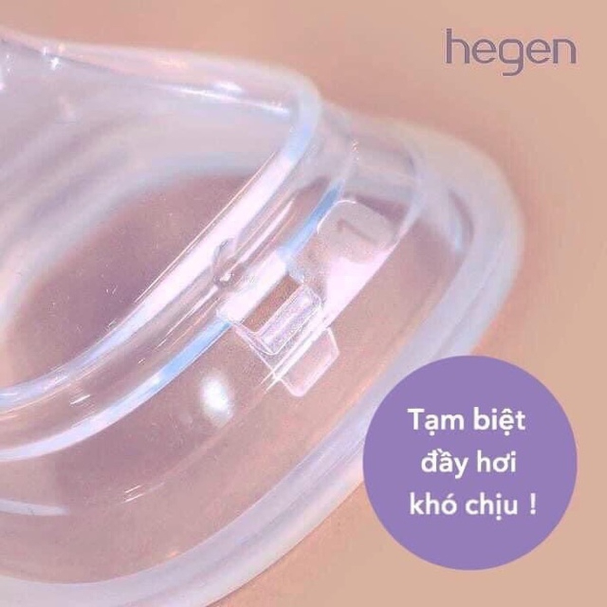 Bình sữa Hegen 240ml PPSU - mặt phải