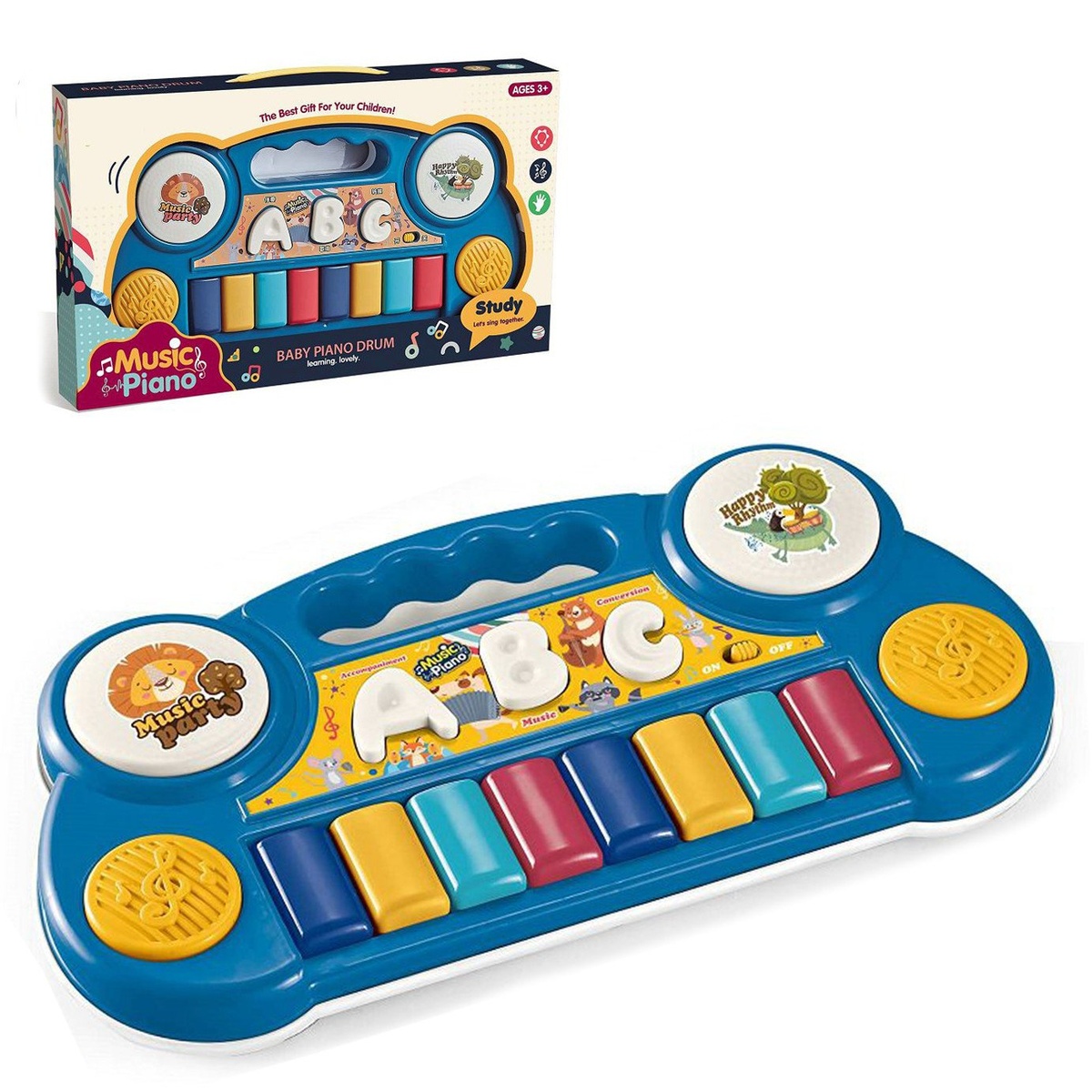 Đồ chơi đàn Piano Enfa (Khuyến mại) - mặt trái