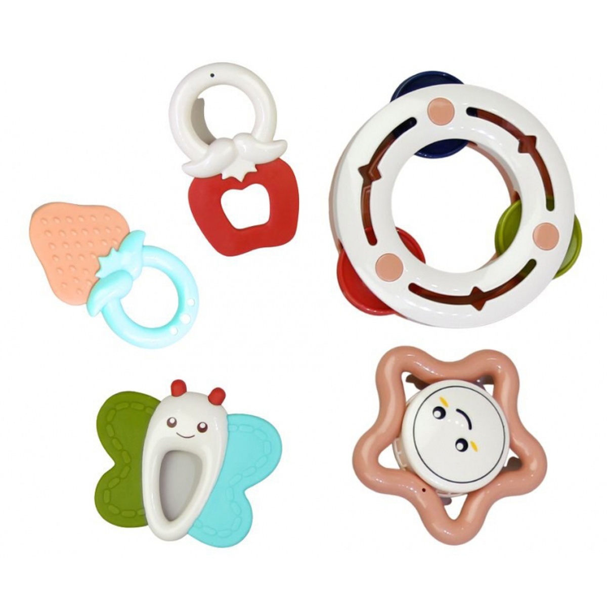 Xúc xắc gặm nướu 5 món Toyhouse 11532 - mặt trái