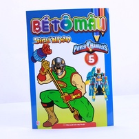 Bé học tô màu