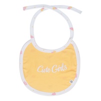 Yếm cho bé sơ sinh 2 mặt Otis KidsPlaza in Cute Girls ND21H (Vàng)