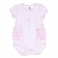 Body suit cộc tay bé gái KidsPlaza họa tiết bèo HN21H (Hồng)