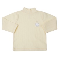 Áo cổ 3 phân KidsPlaza kẻ tăm ND25T (Vàng)