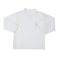 Áo có cổ 3 phân KidsPlaza kẻ tăm ND25T (Trắng) 