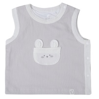  Áo Gile KidsPlaza kẻ tăm ND25D (Ghi)