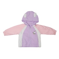 Áo gió bé gái Mamago in ngựa 25K-WJ08 (Tím)