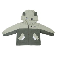 Áo gió bé trai Mamago Puppy 25K-WJ04 (Xanh rêu)