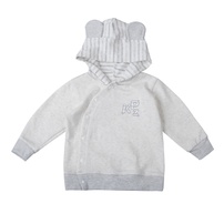 Áo khoác cài lệch cho bé KidsPlaza ND25D (Ghi kẻ)