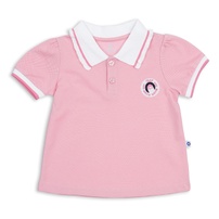 Áo polo bé gái KidsPlaza Team Meow HN23H (Hồng) 