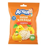 Bánh gạo vị lê Agusha 30g dành cho bé (12m+)