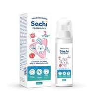 Bọt đánh răng Sachi hương dâu 80ml cho bé 1Y+