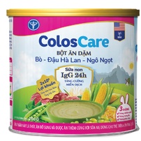 Bột ăn dặm ColosCare vị bò đậu Hà Lan ngô ngọt 200g
