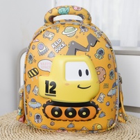 Balo KidsPlaza hình máy xúc 25KP-BP06 (Vàng)