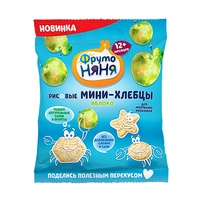 Bánh gạo ăn dặm vị táo Fruto Nyanya (30g) 12M+