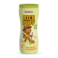 Bánh gạo Babba's vị chuối, bí đỏ 45g 6M+