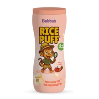 Bánh gạo Babba's vị táo, cà rốt 45g 6M+