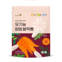 Bánh gạo hữu cơ thanh dẹt Mom's Mi vị cà rốt 25g (6M+)