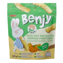 Bánh gạo hình que Benjy vị bí ngô 40g