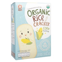 Bánh gạo hữu cơ Apple Monkey vị ngô 8M+
