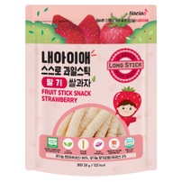 Bánh gạo hữu cơ hình que Naeiae vị dâu 30g