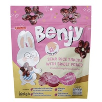 Bánh gạo ngôi sao Benjy vị khoai lang 40g
