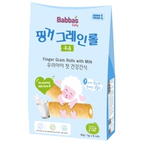 Bánh ngũ cốc Babba's Baby vị sữa 40g dành cho bé 8M+