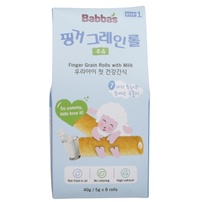 Bánh ngũ cốc Babba's Baby vị sữa 40g dành cho bé 8M+