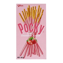Bánh que Glico Pocky phủ kem hương dâu hộp 38g