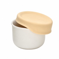 Bát ăn bằng sứ Moyuum cao cấp có nắp đậy (Vàng)