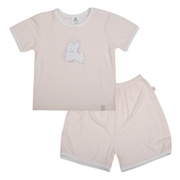 Bộ cộc tay cài vai KidsPlaza BBSTYLE ND26H (Hồng cam)