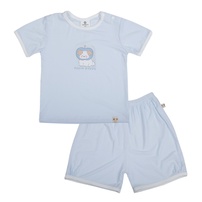 Bộ quần áo cộc tay cài vai cho bé KidsPlaza BBSTYLE ND26H (Xanh) 