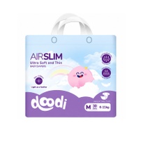 Bỉm - Tã dán Doodi AirSlim cao cấp size M 30 miếng (cho bé 6-11kg)