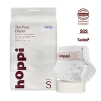 Bỉm - Tã dán Hoppi The Pure size S 56 miếng (cho bé từ 4-8kg)