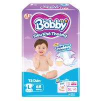 Bỉm - Tã dán Bobby size L 68 miếng (cho bé 9 - 13kg)