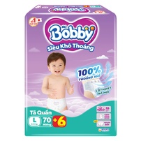 Bỉm - Tã quần Bobby size L 70 miếng (cho bé 9 - 13kg)