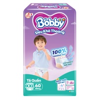 Bỉm - Tã quần Bobby size XXL 60 miếng (cho bé từ 15-25kg)