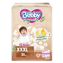 Bỉm - Tã quần Bobby Organic size XXXL 31 miếng (cho bé 20 - 35kg)