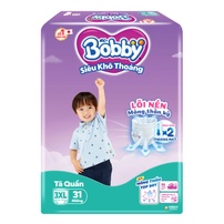 Bỉm - Tã quần Bobby size XXXL 31 miếng (cho bé từ 20-35kg)