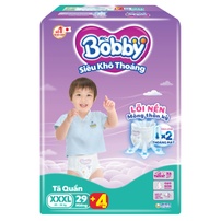 Bỉm - Tã quần Bobby size XXXL 29 miếng (cho bé từ 20-35kg)