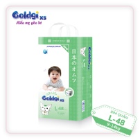 Bỉm - Tã quần Goldgi+ X5 size L 48 miếng (cho bé 9 - 14kg)