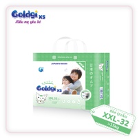 Bỉm - Tã quần Goldgi+ X5 size XXL 32 miếng (cho bé > 15kg)