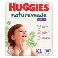 Bỉm/ tã quần Huggies Naturemade size XL38 (cho bé từ 12-17kg) - EC