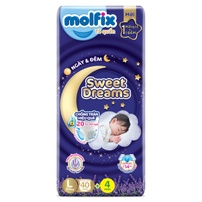 Bỉm - Tã quần Molfix Dream ban đêm size L40 (cho bé 9-13kg)