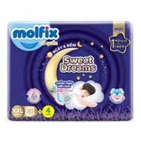 Bỉm - Tã quần Molfix Dream ban đêm size XXL30 (cho bé 15-25kg)