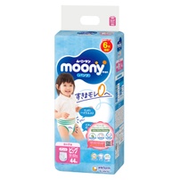 Bỉm - Tã quần Moony size XL cộng miếng 38 + 6 (cho bé gái 12 - 22kg)